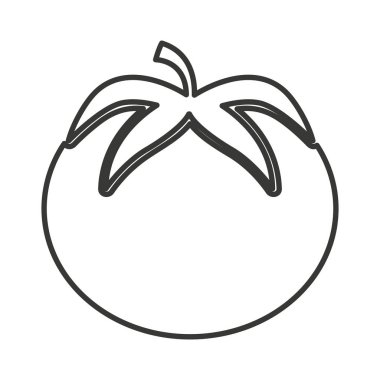 domates sebze izole simgesi