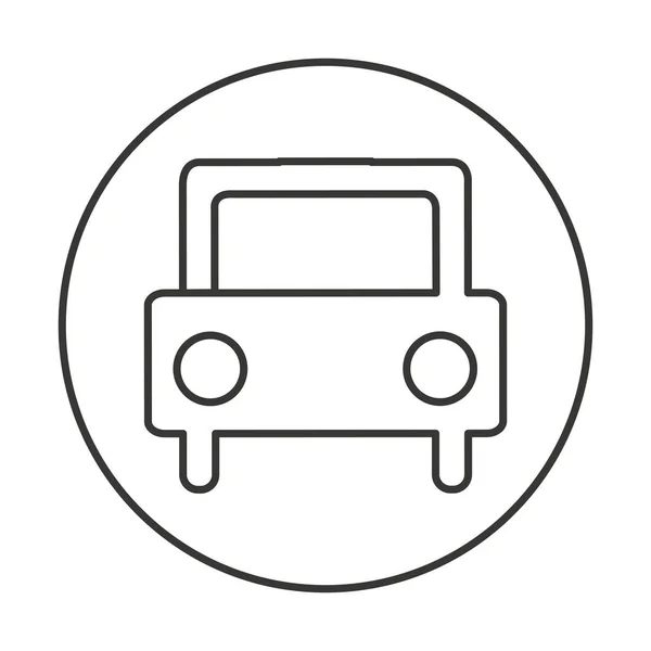 Auto-Limousine-Symbol — Stockvektor