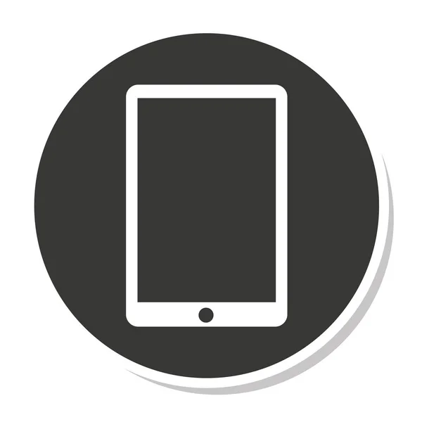 Smartphone technologie geïsoleerde pictogram — Stockvector