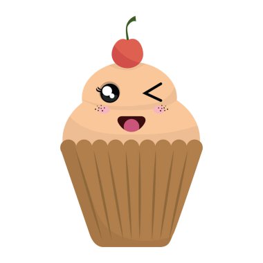 lezzetli kek kawaii stili