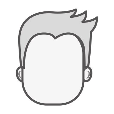 erkek avatar karakteri izole edilmiş simge