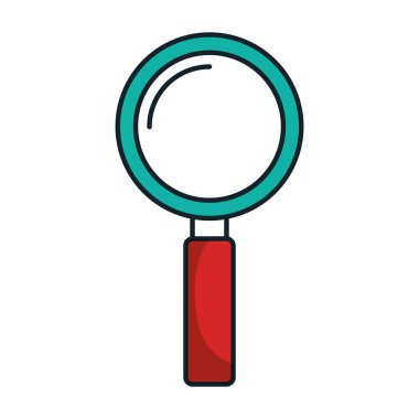 büyüteç izole edilmiş simge ara