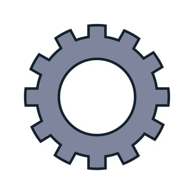 izole simge ayarlama dişli