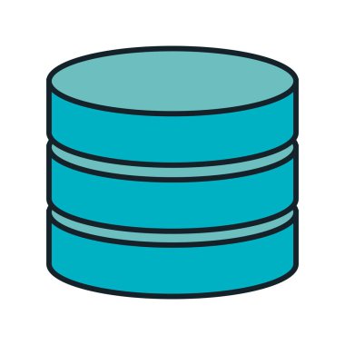 veri merkezi disk izole simgesi