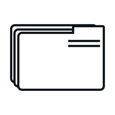 Belgeler klasörünü izole simgesi