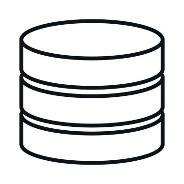 veri merkezi disk izole simgesi