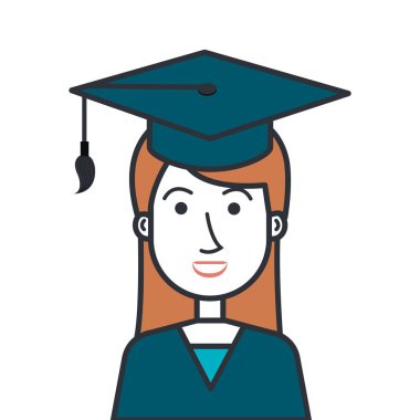 Öğrenci mezuniyet Tekdüzen simgesi