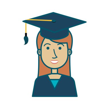 Öğrenci mezuniyet Tekdüzen simgesi