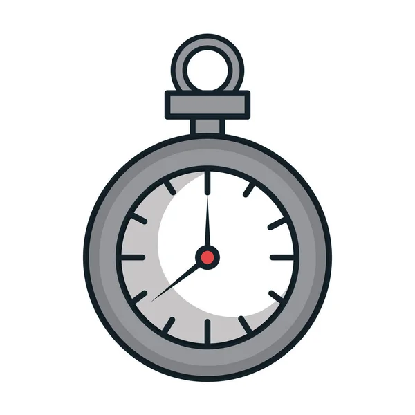 Reloj cronómetro icono aislado — Vector de stock