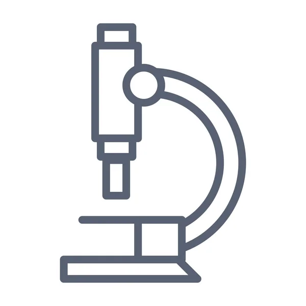 Dispositivo de microscopio icono aislado — Archivo Imágenes Vectoriales