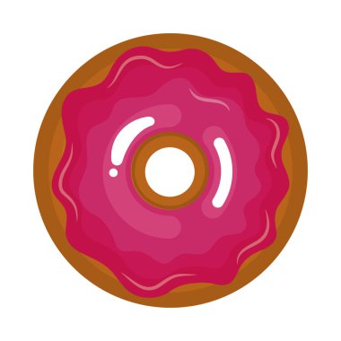 lezzetli tatlı çörek simgesi