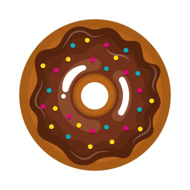 lezzetli tatlı çörek simgesi