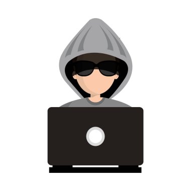 The Hacker Free Vector Eps Cdr Ai Svg Vector Illustration Graphic Art