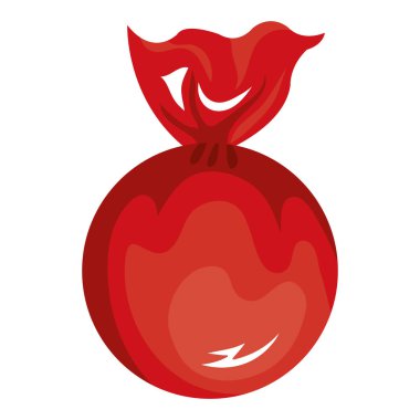 lolipop şeker tatlı izole simgesi