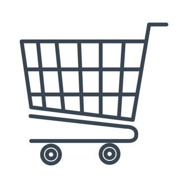 alışveriş sepeti izole simgesi