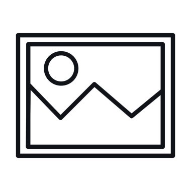 resim dosyası izole simgesi