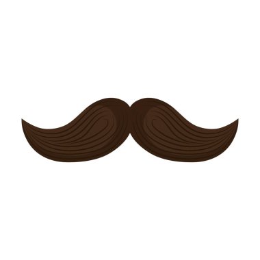 Meksika bıyık izole simgesi