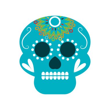 Kafatası maskesi Meksika kültür