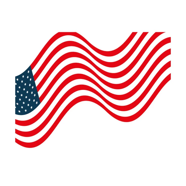 États-Unis d'Amérique drapeau — Image vectorielle