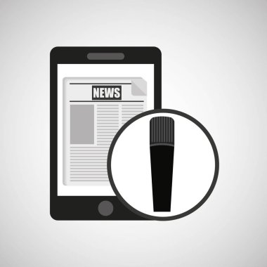 Smartphone dijital haber online tasarım