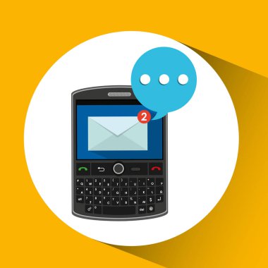 Mobil cep telefonu almak ileti simgesi