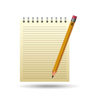 defter ve kalem okul tasarım