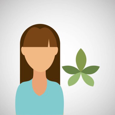 yaprak kız karakter dekore