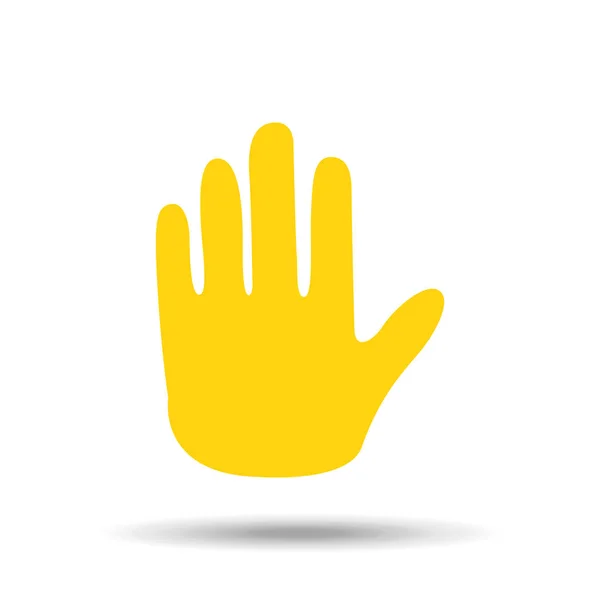 Ikona pozdrowienie gestem dłoni — Wektor stockowy