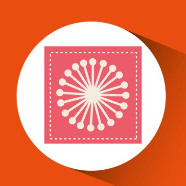 Kız simgesi formu doğa çiçek