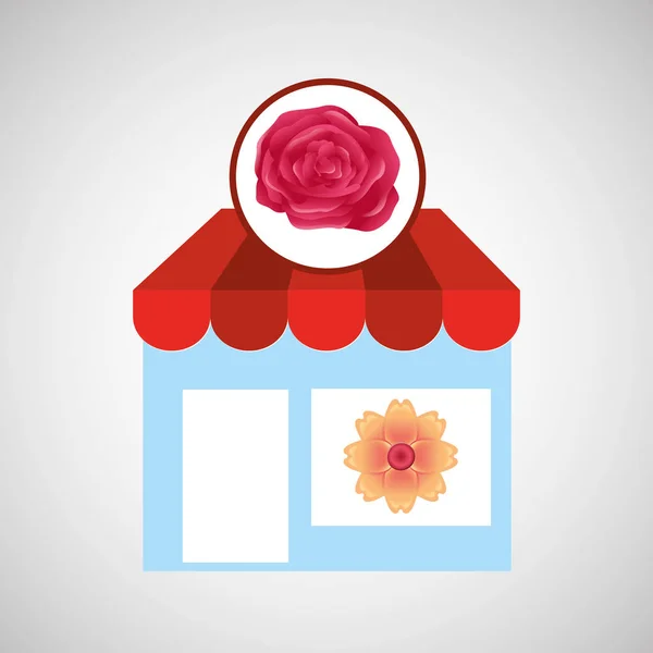 Концепция цветочного магазина — стоковый вектор
