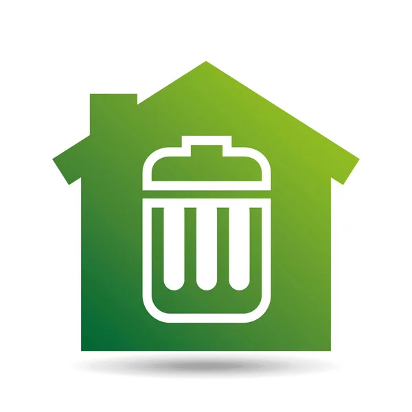 Graficzny ikona koncepcja środowiska recyklingu — Wektor stockowy