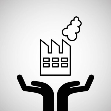 siluet eller çevre dostu sanayi