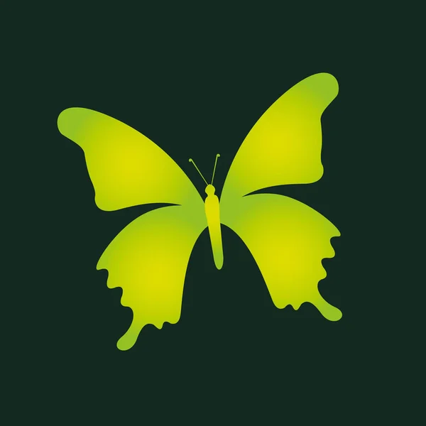 Eco libro ambiente mariposa gráfico — Vector de stock