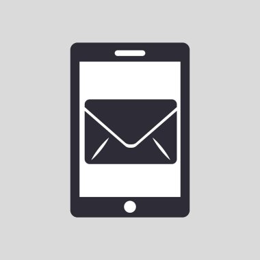 Tablet elini tut e-posta zarf ile