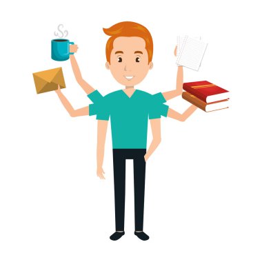 çok meşgul kişi karakter