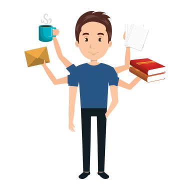 çok meşgul kişi karakter