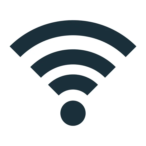 Wifi-Verbindung isoliertes Symbol — Stockvektor