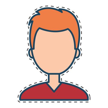 adam karakter Kesme hattı ile