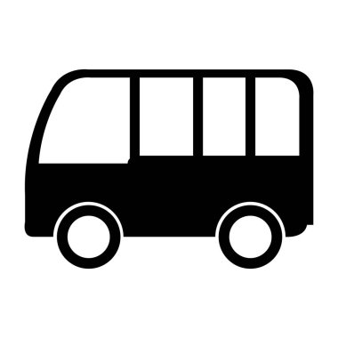 Otobüs Ulaşım siluet simge