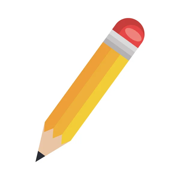 연필 학교 공급의 고립된 아이콘 — 스톡 벡터