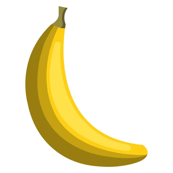 Banane frisches Obst isoliert Symbol — Stockvektor