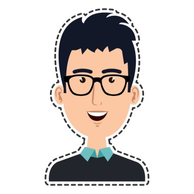 adam karakter Kesme hattı ile