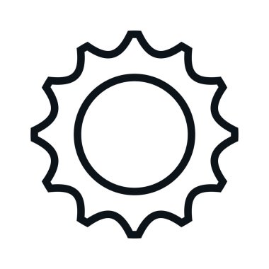 izole simge ayarlama dişli