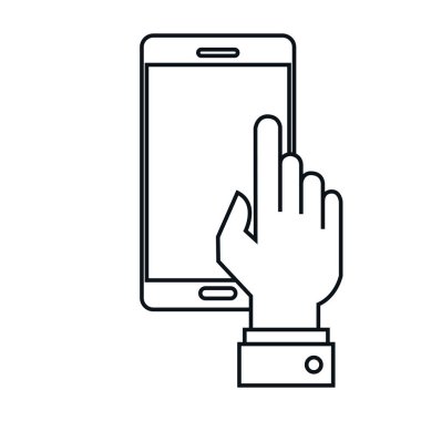 Smartphone aygıtı izole simgesi