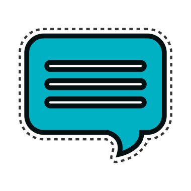 konuşma kabarcığı iletisi izole edildi