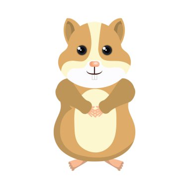şirin hamster maskot simgesi