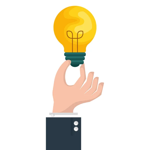 Bulb light education icon — Stock Vector