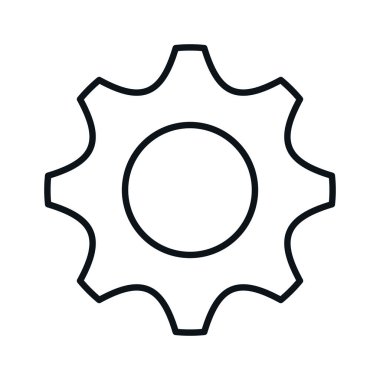 izole simge ayarlama dişli