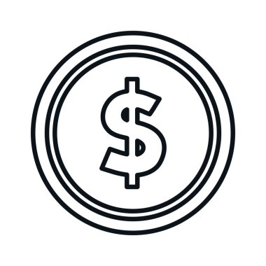 sikke para izole simgesi