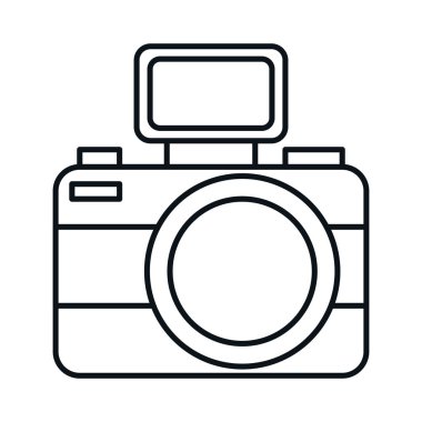 kamera fotoğraf izole simgesi